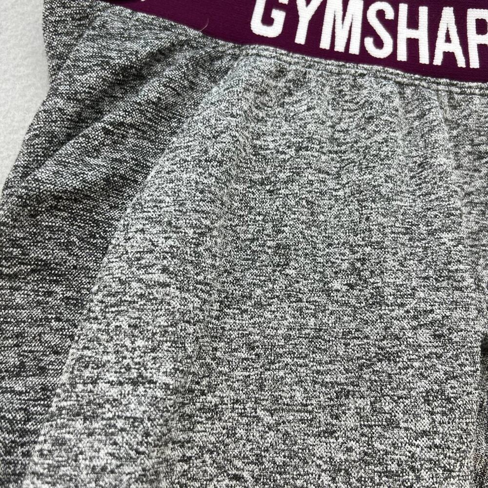 Gym Shark Leggings Women's Size Small Athleticwear Grey/Maroon Logo Low Rise - Picture 8 of 12